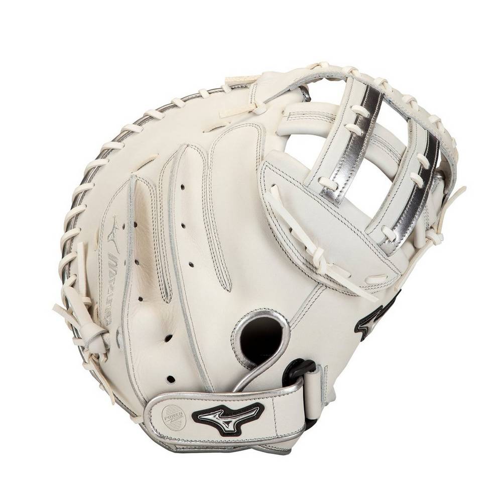 Mizuno MVP Prime SE Fastpitch 34" Női Catchers Mitt Fehér/Titán YZR689735